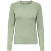 ONLY Onlrica Life L/S Pullover Knt Noos Maglione Lavorato a Maglia con Scollo Rotondo, Verde Alloro, XXL Donna
