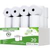 Rollgenio Rotoli di carta termica Premium 80 x 70 x 12 mm per stampanti EPOS e POS compatibili con tutte le marche (confezioni da 20, 40, 60, 80, 100, 120) (20)