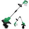 WingFly Motozappa senza fili per Makita 18V Batteria, Motozappa a Batteria con Motore Brushless, Altezza Regolabile, larghezza di lavoro 30 cm, profondità di lavoro 16 cm, per Giardini e Cortili