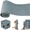 Hillylolly Tappetino Antigraffio Autoadesivo Per Gatti, Diy Climbing Cat Scratcher Adesivo,Hillylolly Ritagliabili Tappeto Tiragraffi per Gatti,Tiragraffi Adesivo Rotolo Protegge (grigio chiaro)