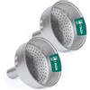 LifeChic Filtro Imbuto per Caffettiera Moka 1 Tazza, Set 2 Pezzi, Ricambio Universale per Moka Espresso Accessorio per Caffè