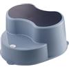 Rotho Babydesign Sgabello per bambini, riciclato, poggiapiedi, poggiapiedi, poggiapiedi, poggiapiedi, poggiapiedi, scaletta, scala per bambini, superficie antiscivolo, colore: blu