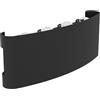 Eglo LED applique esterna Cosolenzo-E, lampada da parete con effetto lente, per esterni, in alluminio nero, luce calda, IP44