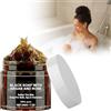 Cynamus Marocco Sapone Nero Con Argan E Rosa, 200 G Naturale Marocchino Peeling Gel Doccia Per Pelle Morbida, Scrub Corpo