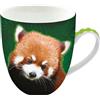 Animug - Panda Rosso di Deluxebase. Tazza grande in Ceramica da 450 ml. La tazza Panda Rosso è un'ottima tazza da caffè o da the nuova. Perfetta come regalo a tema panda