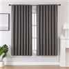 Joydeco Tende Oscuranti per Interni 2 Pezzi L 117 x A 183 CM, Tenda Termiche con Passanti Nascosti per Soggiorno Moderne Cameretta Bambini Camera da Letto Blackout Curtains, Grigio Chiaro
