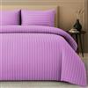 Pamposh Raddoppiare Copripiumino Set - Premium Satinata Seta Reversibile Copripiumino Raddoppiare - Lussuoso Albergo Qualità Raddoppiare Biancheria Da Letto Set Con Cerniera Chiusura