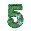 mciskin 5 candele di compleanno con farfalla glitterata, verde numero 5 candele per torte, decorazioni per 5° compleanno per ragazze, a tema farfalladecorazioni per torte per ragazze e donne