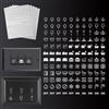 GOMAKERER 600 pz Etichette Adesive per Interruttore Della Luce, 33 Designs Adesivi Trasparenti per Interruttori Adesivi per Etichette Bianche per Centralini per Casa Cucina Bagno Ufficio Scuola