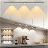 LROLTEF Luce LED Sottopensile Cucina 40CM 2200mAh 3 Temperature Colore Ricaricabile USB luce armadio LED Con Sensore di Movimento per Luci Lampada Dimmerabile Luce Ambientale Occhio di Gatto|1 Pezzi