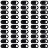 Bestgle Webcam cover cover cover fotocamera laptop 50 pezzi ultra sottile 0,7 mm per laptop smartphone tablet computer webcam protezione nero
