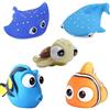 Anzmtosn Gamtec Giocattoli da Bagno per Bambini Happy Underwater Story Acqua Spray Bath Baby Play Giochi d'Acqua (4 Pezzi)