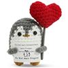 ZIENZENGYA Ti amo regali per donne, regalo di anniversario per lei, regalo per il partner per la fidanzata, regalo di San Valentino, pinguino Pocket Hug, anniversario di matrimonio
