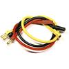 VUNIVERSUM 1 set (3 pezzi) di prolunga Premium ESC regolatore su motore senza spazzole da 3,5 mm, spina dorata, in faggio maschio, femmina, 20 cm, 14 AWG, cavo per modellismo RC