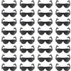 Toyvian 80 pezzi bambola occhiali da sole in miniatura mini bambola costume accessori per casa delle bambole