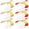 Toyvian Set di 6 uccellini per equilibrio, per bambini, fisica scientifica, per adulti, ufficio, scrivania, per feste di aquila Trick (colore casuale)
