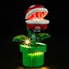 YEABRICKS Luce a LED per Lego Super Mario Piranha modello di blocchi di piante (71426, 6 anni - 12 anni)