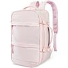Fmeida Zaino Ryanair 40x20x25 - Bagaglio a Mano Leggero per Viaggi, Cabina Aerea, Scuola e Lavoro, Antifurto - Rosa