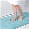 Homaxy zerbino Ingresso casa 60 x 90 cm, Antiscivolo e Essorbente zerbino, Tappeto Entrata Interno Resistente Sporco, Morbido e Lavabile Zerbino da Interni per Interno, azzurro