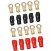 Eurowagens 5 Paia Di Connettori Per Filo Elettrico 4 AWG Placcati Oro