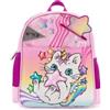 Go Pop - Zainetto Asilo Meowcorn Con Ampio Comparto Centrale, Tirazip Personalizzato, Spallacci Imbottiti E Maniglia Dim. 25,5 X 34,5X11,5 Cm