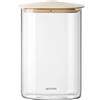 GUZZINI Barattolo Rettangolare in Vetro L 1,3L Fresh & Style Beige