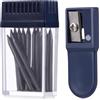 SEWACC 1 set di ricariche per compasso, temperamatite, strumento da disegno, nucleo di ricambio standard, per conteggio per matite, di ricambio