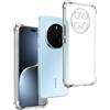 REY Cover in Gel TPU Anti-Shock per Honor Magic 7 PRO, Morbido Silicone Custodie Protettivo Case, Anti-Scratch, Protettiva Sottile Back Cover