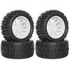 Eurowagens RC Pneumatici 110 Camion Pneumatici E Ruote Telecomando Bianco