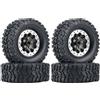 Eurowagens 4Pcs Metallo Antistallonamento Mozzo Ruota Cerchione E Gomma per C14 C24 B14