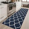 COSY HOMEER Tappeto Cucina 60 x 180 cm, Tappeti Cucina Antiscivolo Lavabili Moderni, Tappeto Per Cucina Corridoio Porta Comodino, Tappetino Cucina Passatoia Pratica, Blu