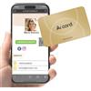 Ai Card Biglietto da visita Digitale NFC Personalizzabile | Condividi i dati della tua c