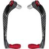 MOCNT Paraleve Moto 7/8 pollici Protezione per Manubrio Leva Freno Frizione 22mm Paramani per Moto Protezione Leva Freno per Moto Protezione Frizione Freno Moto Rosso
