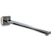 dexinco Braccio doccia quadrato 16 pollici, braccio da parete realizzato in ottone, braccio doccia per soffione a pioggia, montaggio a parete, 40 cm, cromato