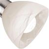 Lhh Paralume E14 Daytona - Schermo di ricambio conico in vetro per lampadario, lampada da tavolo, faretto e lampada - Schermo di vetro tondo, vetro per lampada a sospensione e lampada da comodino, moderno