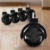 Sytopia Set di 5 ruote universali per sedia da ufficio, dimensioni perno 11 x 22 mm, ruo