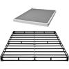 VEVOR Base Letto Imbottita Struttura per Letto 2010x1510x102 mm Rete a Doghe con Rivestimento in Tessuto Lavabile Base Queen Size Capacità di Carico Massima di 1587,57 kg Struttura in Metallo