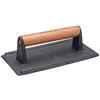 KitchenCraft - Pressa per pancetta in ghisa, 21 x 11 cm