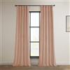 HPD Half Price Drapes Heritage - Tende oscuranti in velluto felpato, lunghe 300 cm, per camera da letto e soggiorno, 127 x 304,8 cm (larghezza x lunghezza), 1 pannello, fiori di pesca, 127 x 304,8 cm