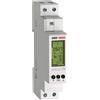 VEMER VE758200 MICRO W - Interruttore Orario Digitale, Programmazione Settimanale con Cavalieri Virtuali, 1 Modulo DIN, Bianco
