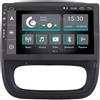 Jf Sound car audio system JF Sound - Autoradio Android JF-021-X7C-FT - Per Fiat Talento - CarPlay e Android Auto via Cavo - DAB+ - GPS - 2GB RAM - 32GB ROM - 10 HD 2DIN - Prodotto in Italia