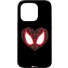 Marvel Spider-Man Miles Morales - Maschera a forma di cuore per San Valentino Custodia per iPhone 15 Pro