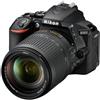 Nikon Reflex D5600 - Nero + Nikon AF-S DX Nikkor 18-140mm f/3.5-5.6G ED VR f/3.5-5.6 - refurbished