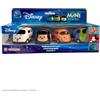 BANDAI - Mini Cutes Cars - Confezione da 4 veicoli da 6 cm, giocattolo Disney: Minnie, Olaf, Nemo, Alien, veicoli giocattolo multicolore di personaggi preferiti, AR79361