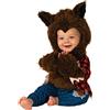 Rubie's Bristol Novelty 301570 Costume da lupo mannaro per bambini, marrone, rosso, nero, età 2-3 anni Halloween