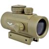 JS-TACTICAL Red Dot Pro TAN Pointer universale 1 x 40 - 2 colori 5 intensità