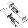 HICARER Clip per Targa di Rimorchio 2 Pezzi di Supporto per Targa a Molla Staffe per Targa in Acciaio Inossidabile Morsetti per Targa d'Auto per Moto Auto Caravan, 4,25 Pollici di Profondità