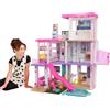 Mattel CASA DELLE BAMBOLE 3 PIANI CON PISCINA SCIVOLO ASCENSORE OLTRE 75 PEZZI PLAYSET