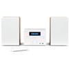 Does not apply COSY MIC121BT - Lecteur CD, Bluetooth, Radio FM, MP3, USB - Bois Et Blanc