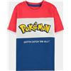Difuzed Gadget - Pokemon: Core Logo Cut & Sew Multicolor (T-Shirt Bambino Tg. 122/128) -